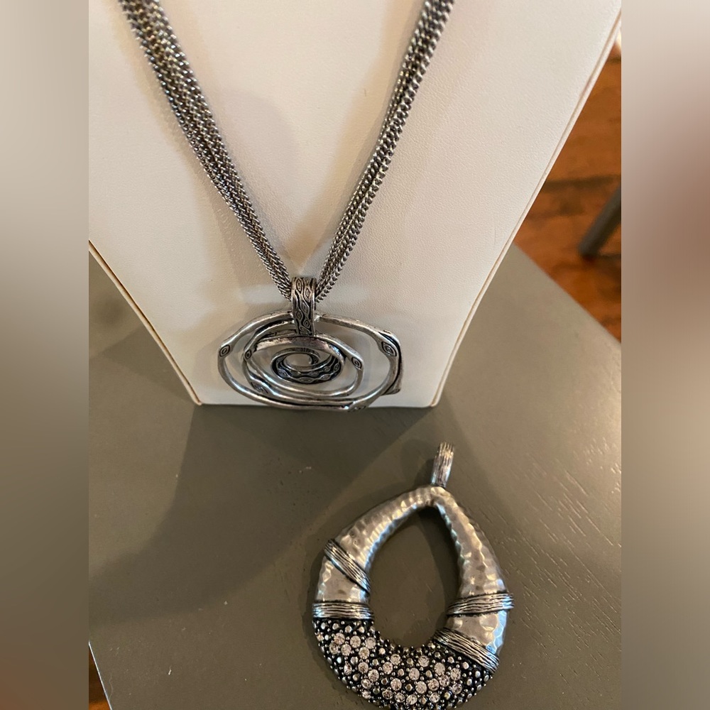 Necklace-Two Interchangeable Pendants - image 3